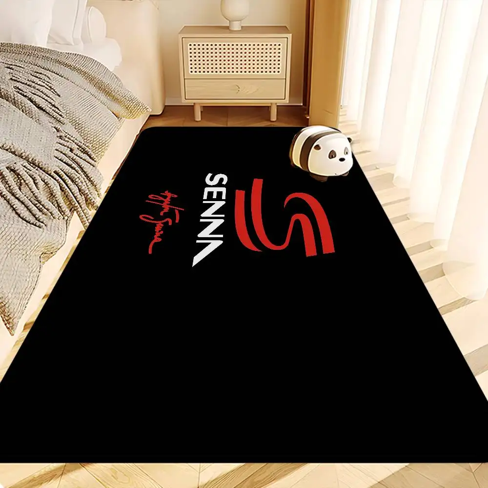 A-Ayrton S-Senna logo Door Mat Washable Non-Slip Living Room Sofa Chairs Area Mat Kitchen Doormat Area Rug