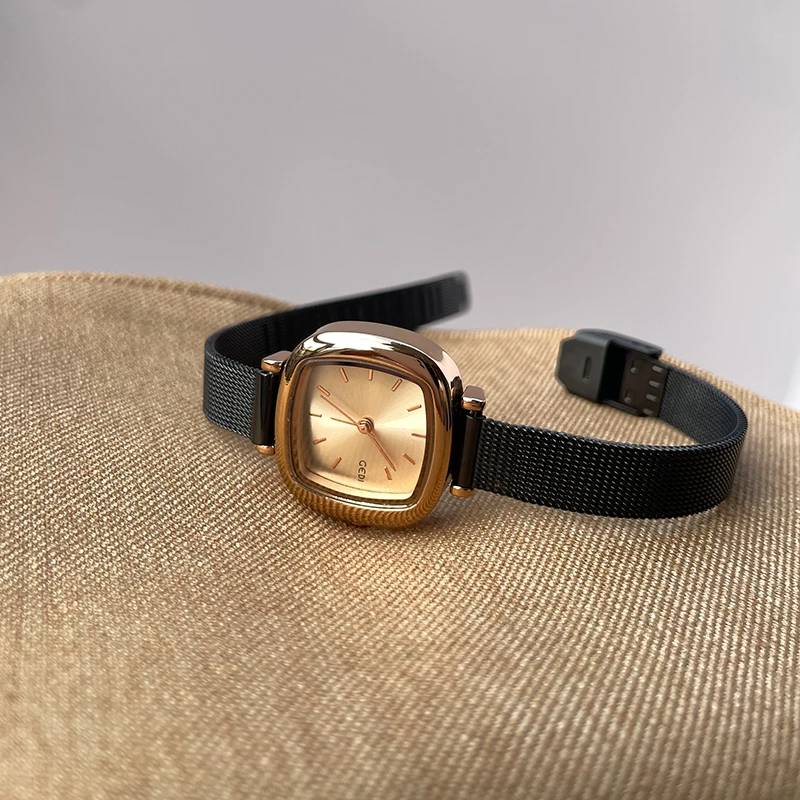 ساعة نسائية جديدة فاخرة وأنيقة وبسيطة ذات جودة عالية مثالية كهدية عيد ميلاد للطالبات أو الصديقة. #1