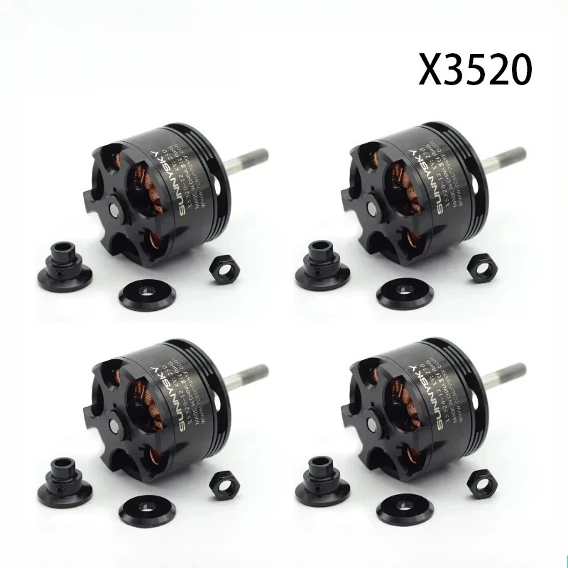 4PCS X3520 520KV 720KV 880KV Motor SUNNYSKY for FPV Quadcopter Multicopter Drone RC Models