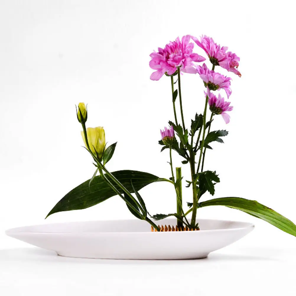 

Copper Needle Flower Fixation Base Strong Floral Arrangement Holder Non-Slip Wear-Resistant Flower Fixing Tool for DIY