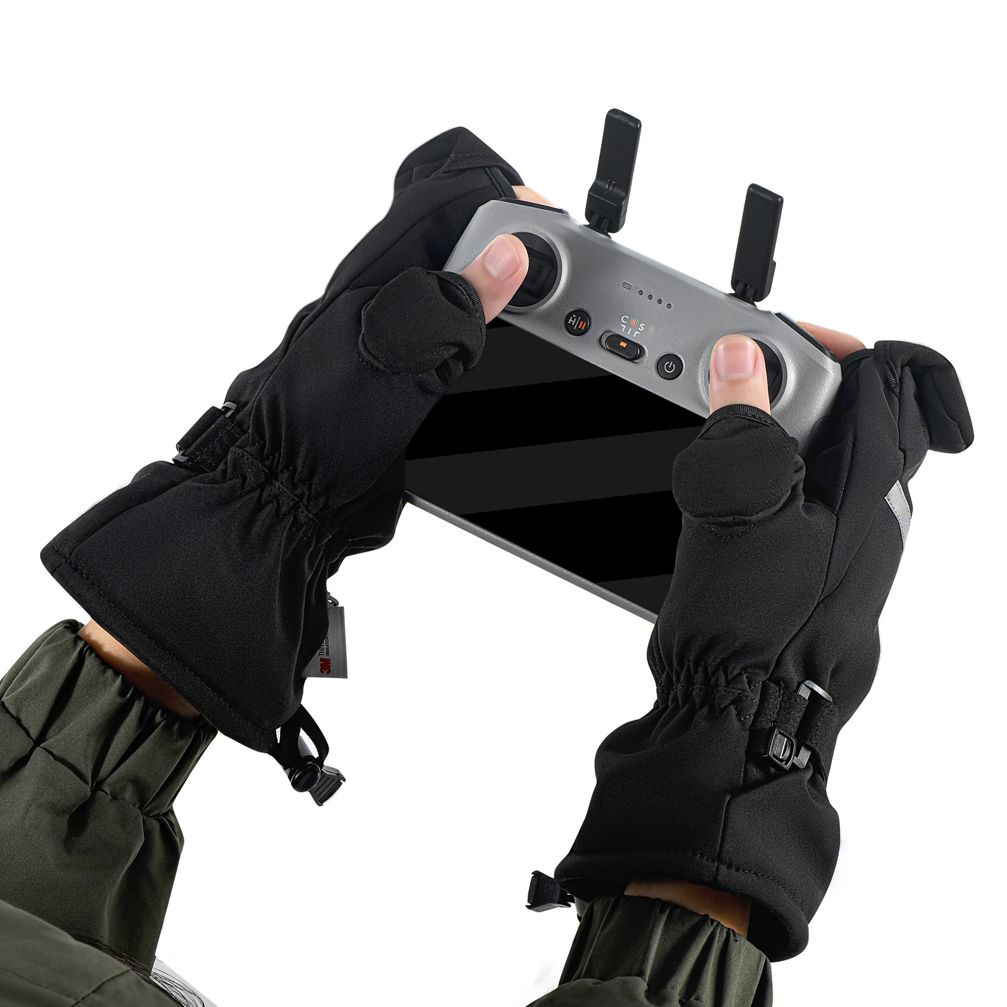 Universal Drone Flight Gloves Winter Warm Pilot Gloves V2 For DJI Air 3S/Mini 3 Pro/Neo/Avata 2/Mavic 3 Pro/Mini 3