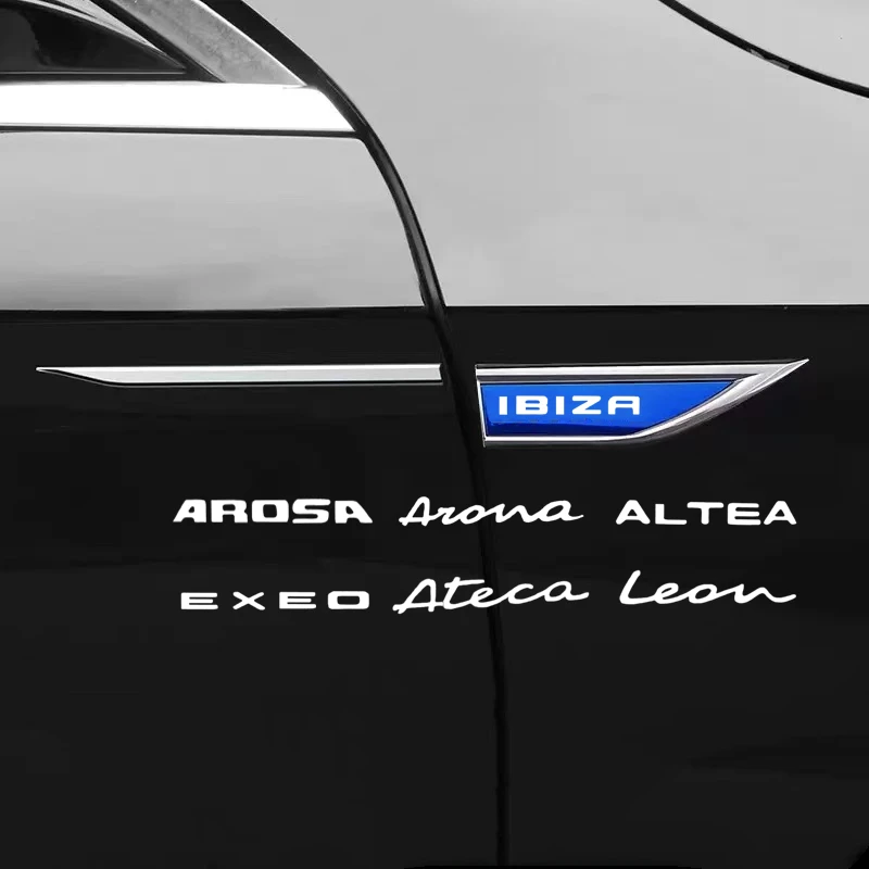Emblema de coche, calcomanía para guardabarros, insignia, adhesivo protector de carrocería para Seat Leon 5f, Ibiza 6l, 6j, Leon 1p, Cushion, Altea Xl, Leon Mk