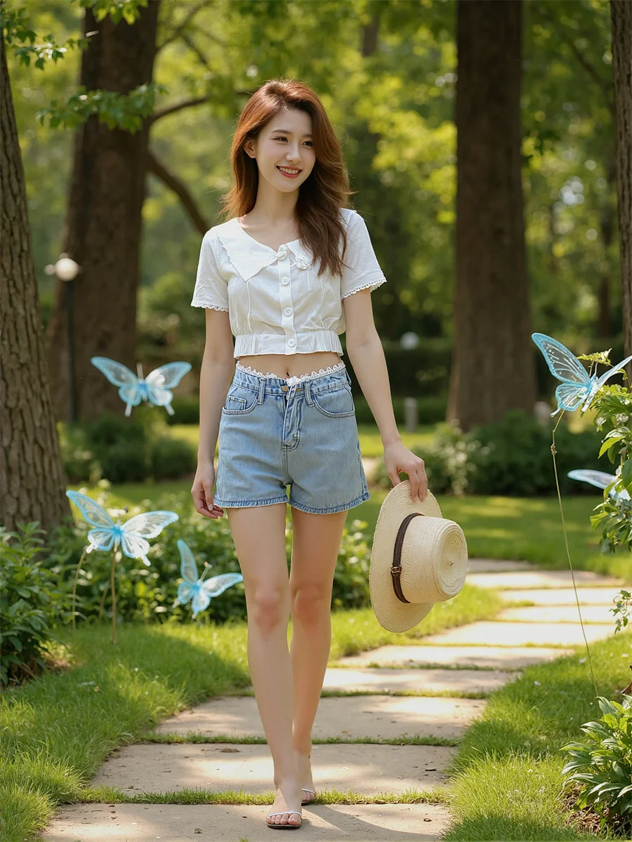 กางเกงขาสั้นสตรีสูงเอวแนวโน้มหญิง Rock เทนนิสกอล์ฟ Breathable Feminino Letter Biker ลายสก๊อตสีแดงชุด