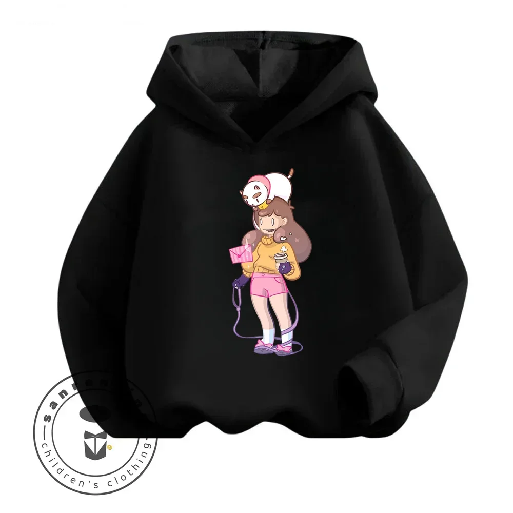 Cute Looks Bee and PuppyCat Cartoon Sweatshirts Offering a Touch of Soft Children's Spring Autumn Super Cheap Long Sleeve Hoodie