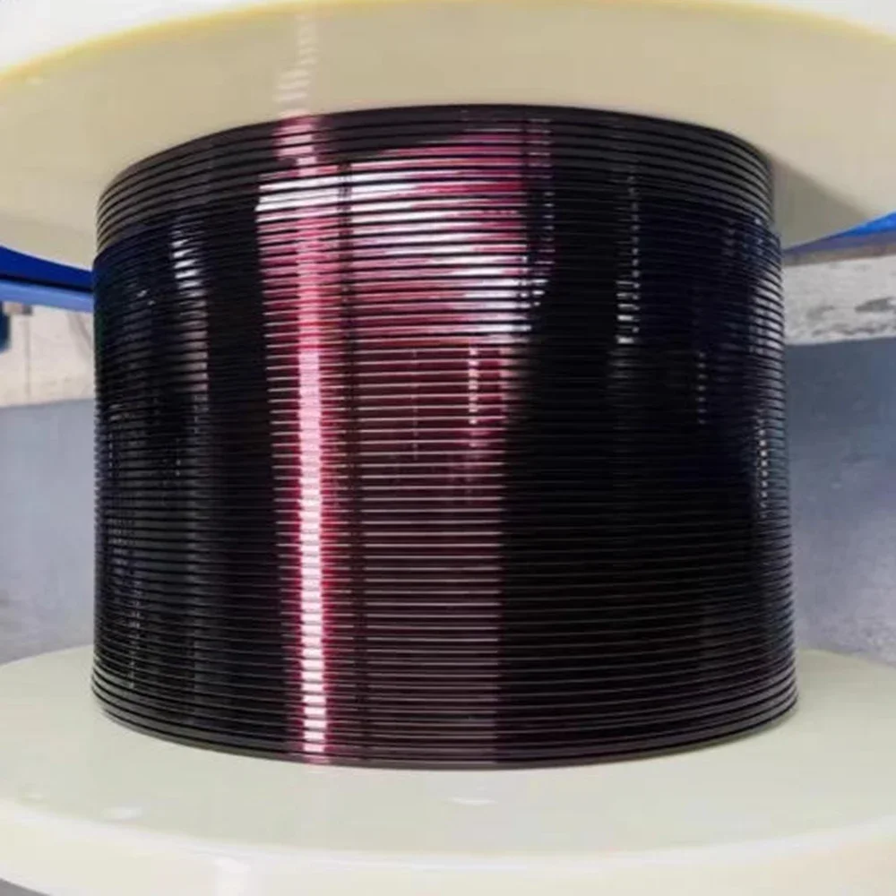 

Enamelled Aluminum Flat Wire for Electric Equipment 180°C Winding Coil Wire for Motors and Transformers for New Energy Vehicles