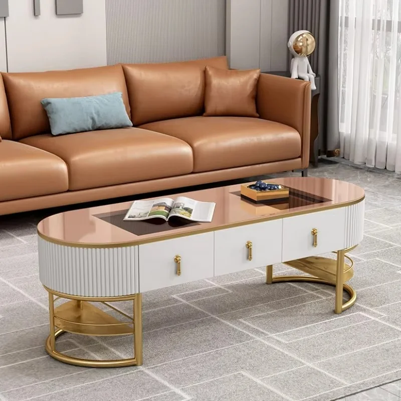 Oval Metal Coffee Table Trau Legs High Design Nordic Metal Coffe Table Mesa Lateral Modern Stoliki Do Kawy Bedroom Furniture