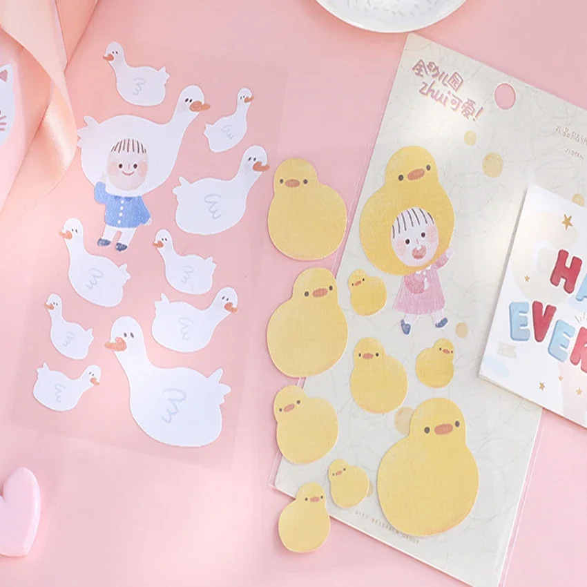 1 Sheet/pack Cute Sprout Stickers Stickers Kawaii Diary Deco Scrapbooking Planner Paper Stickers Children's Sticker