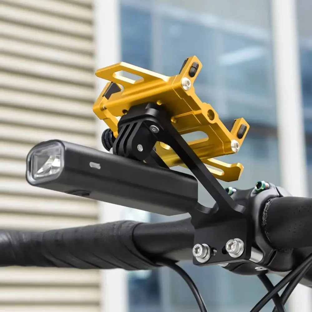 

Stem 360° Rotatable Bike Phone Holder Aluminum Alloy Stable Bicycle Mobile Phone Stand Lightweight Non-slip for 4.5-7inch Phone