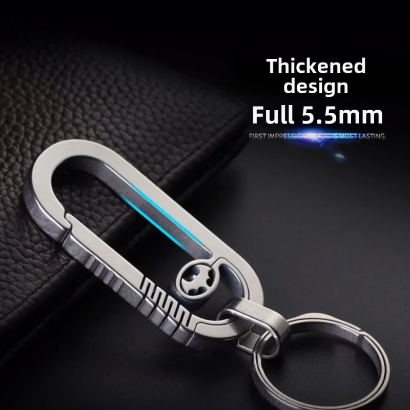 New  Alloy  Chain Man Waist Mounted Key  Car Key Ring Key Chain Pure Titanium  Hanging