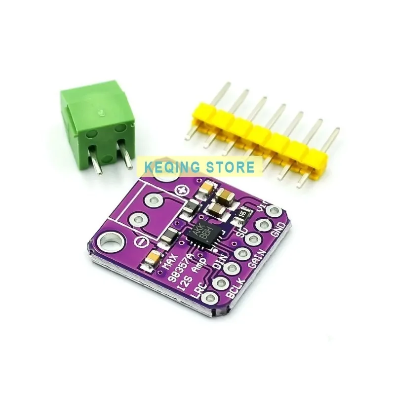 MAX98357 I2S Audio amplifier module unfiltered Class D amplification supports ESP32 Raspberry pi