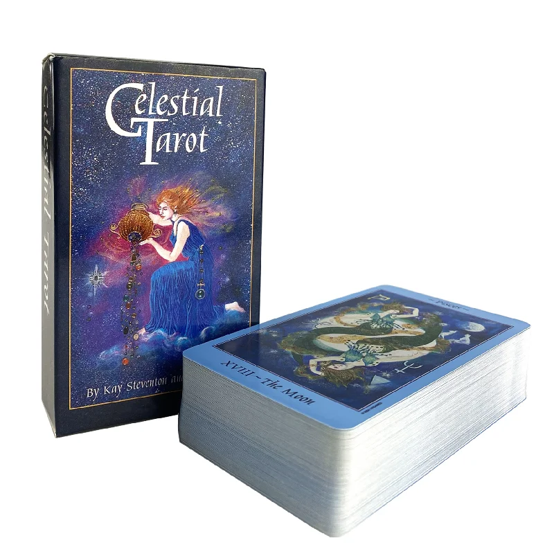 Celestial Tarot Cards Witchcraft Supplies Tarot Deck for Fate Divination Board Game Tarot and A Variety of Tarot Options