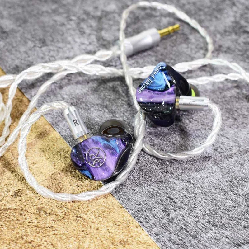 Наушники-вкладыши Sound Rhyme DTE900 с 9 драйверами (1DD+4BA+4EST), HiFi IEMs, с 2-контактным съемным кабелем из монокристаллической меди с серебряным покрытием
