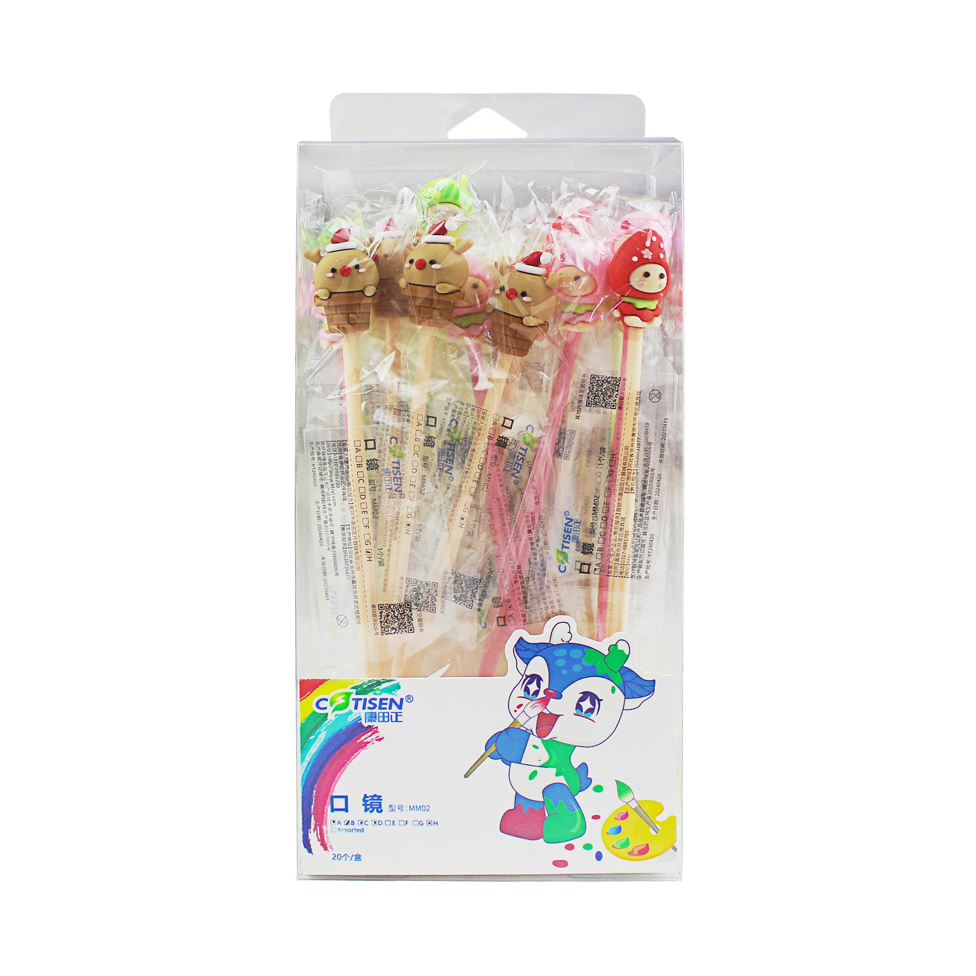 

Disposable Oral Glasses Cartoon Version Children's Oral Glasses MM02 (mixed set), 20 Pieces Per Box
