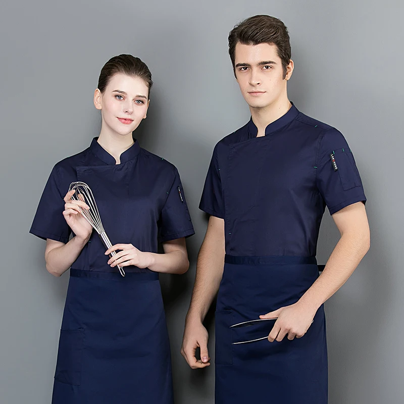 Костюм шеф-повара, одежда для готовки, топы, Рабочая форма для столовой, кафетерия, кухонная одежда, рабочая одежда для официанта, куртка для готовки