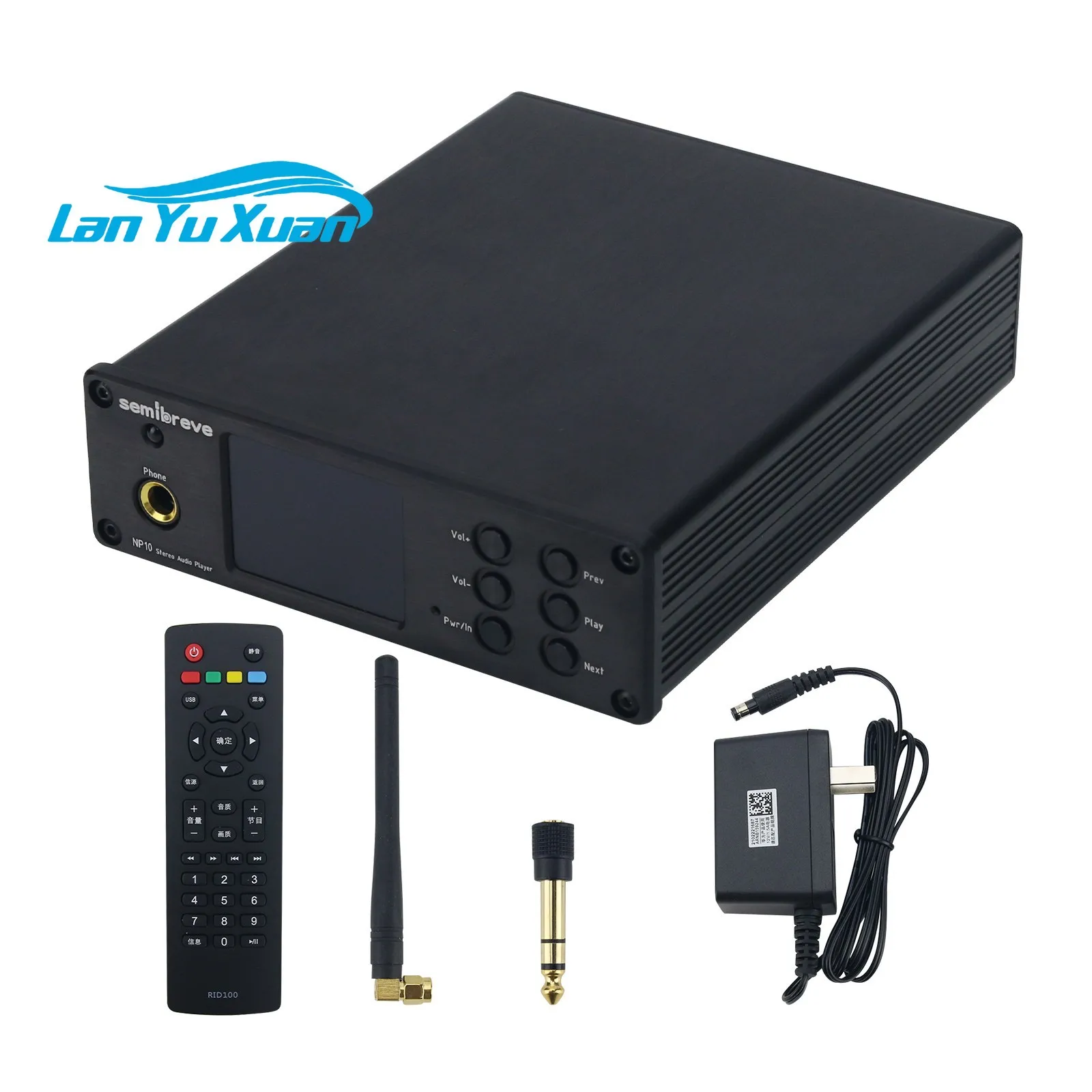 HiFiAMP Semibreve NP10 Lossless Audio Decoder Headphone Amplifier 2-IN-1 2xES9038Q2M Bluetooth5.4 for QCC3084