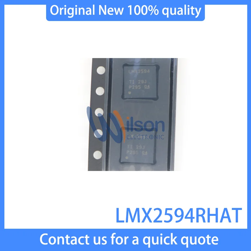 

LMX2594RHAT LMX2594 It has phase synchronization function and supports JESD204B