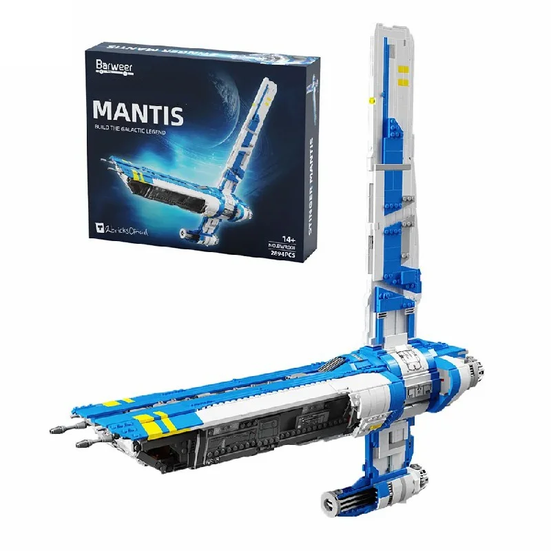 

Наборы зданий модели звездного корабля из фильма «Космическая война» с шипами Богомол, 6 фигурок, космический корабль, здания, блоки, кирпичи, подарок для взрослых, 2894 шт.