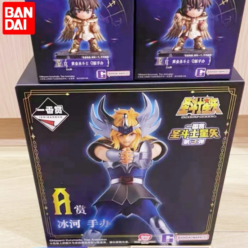 

Новинка в наличии Bandai Saint Seiya Reward Of The First Draw 3 Play Gold Saint Hyoga Shun Athena Фигурка Подарки Игрушки