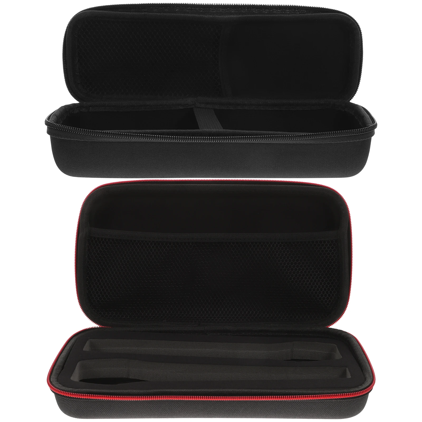 

2Pcs Portable Handheld Microphone Case Eva Hard Shockproof Carrying Storage Pouch Travel Protective Dual Slot Mic Holder