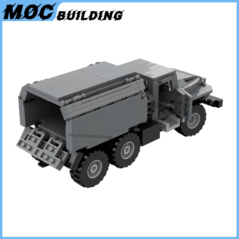 Soviet WW2 Military Multipurpouse Truck Model Moc Building Blocks Army Off-Road Vehicle DIY Car Assemble Bricks Toys Xmas Gifts