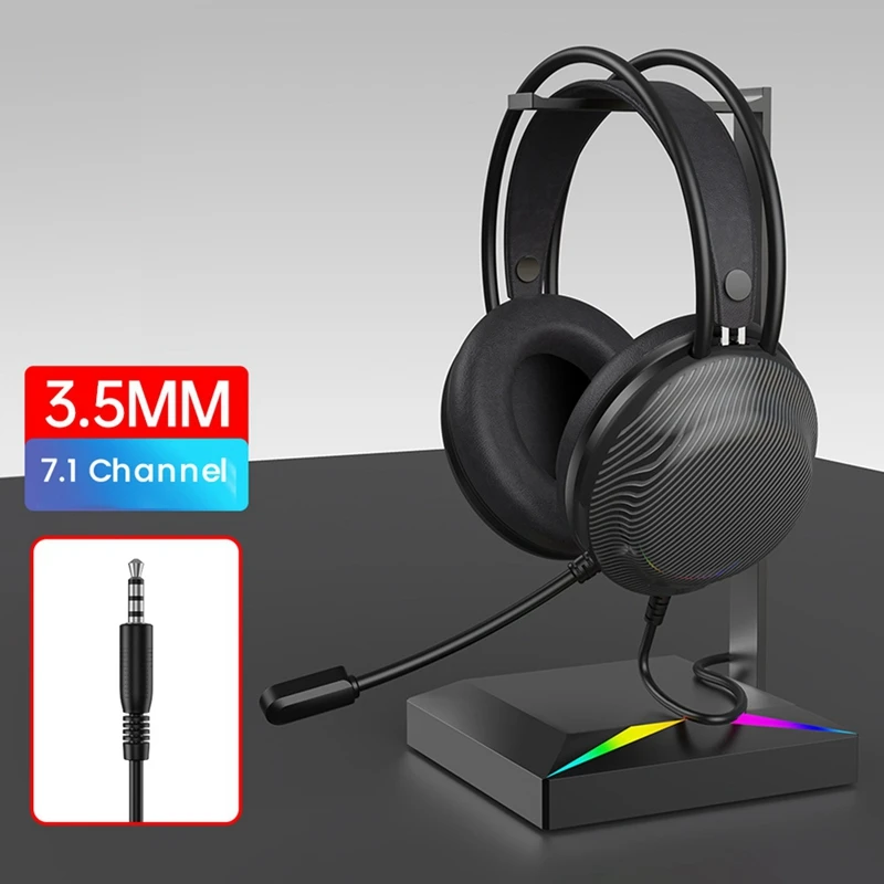 Bluetooth Headset G30-B Wired Gaming Illuminated Gaming Headset 7.1 Bluetooth Dual Noise Canceling Headset Easy Install