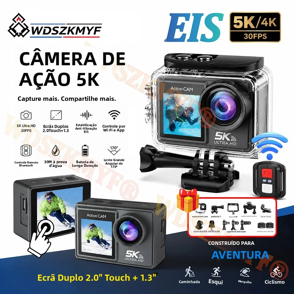 5k-4k-sports-action-camera-dual-screen-20-13inch-touch-eis-anti-shake-helmet-cam-waterproof-30m-wide-angle-lens-ski-snowboard