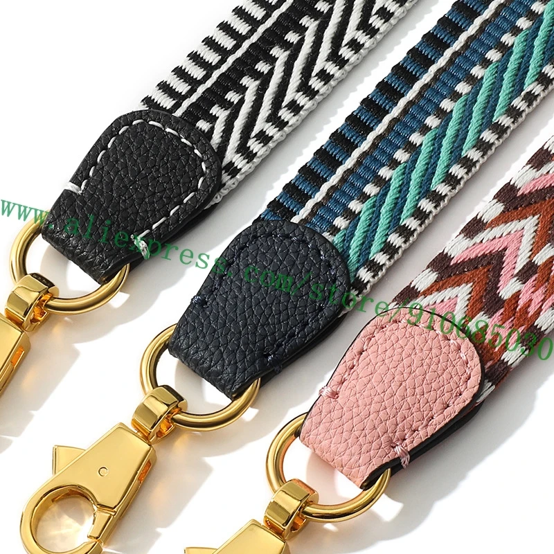 

Sangle Cavale 25 Fabric Bag Strap For H Designer Lady Handbag Women Messenger Purse Carry Belt 100cm Non-adjustable