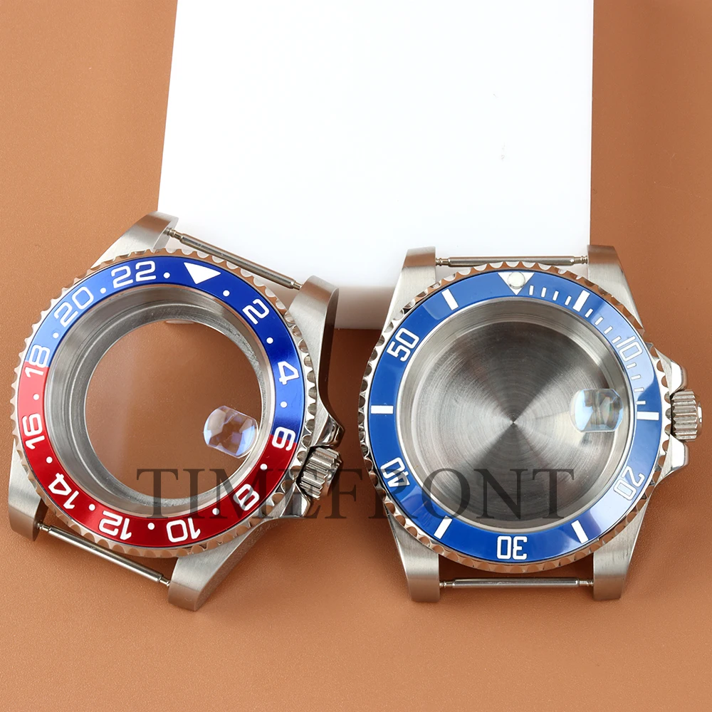 

40mm NH35 Case For 316L Stainless Steel Submariner GMT Watch Case Fit Seiko NH35 NH34 NH36 NH38 Movement YACHT-MASTER Watch Case