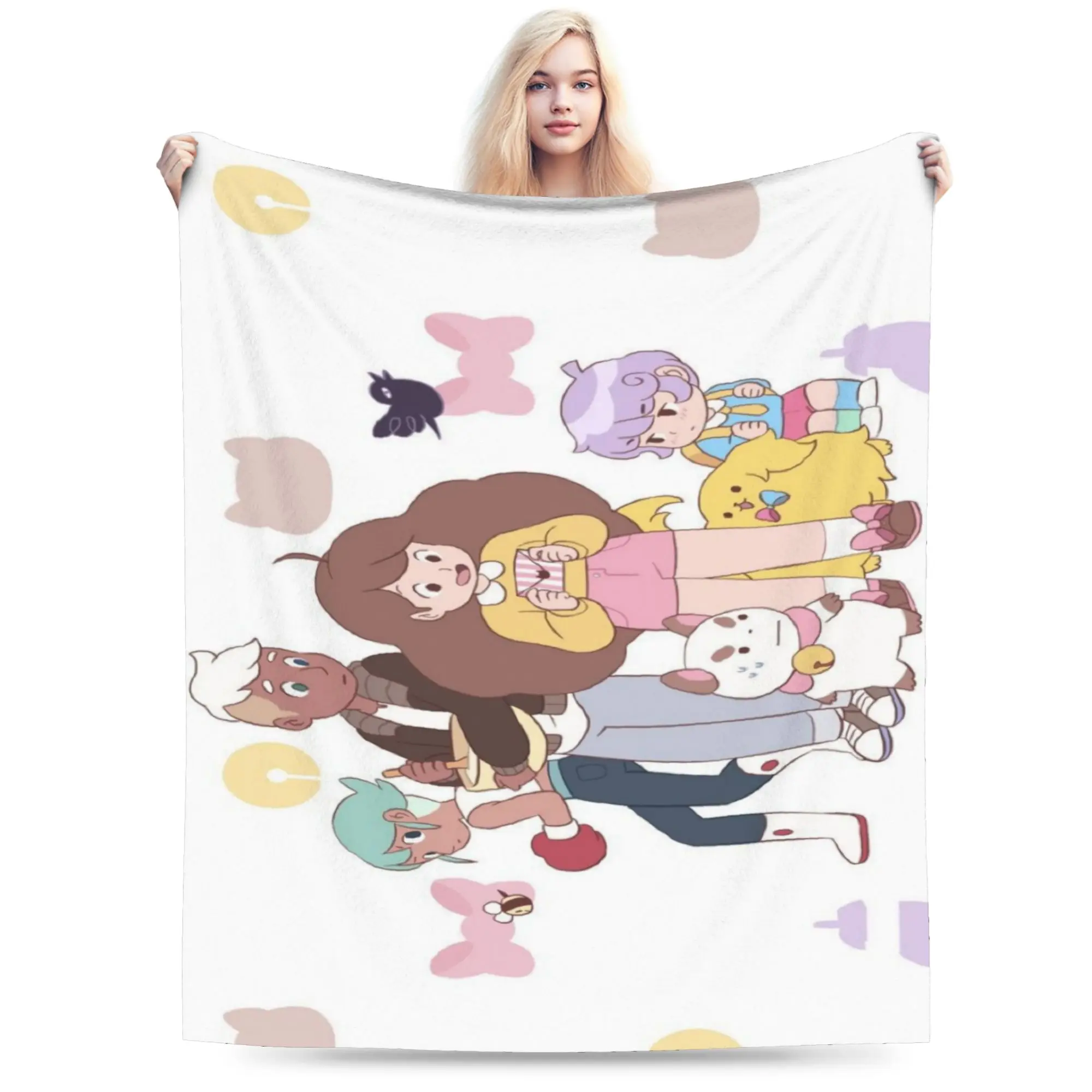 New Arrival Bees And Puppycats Blankets Super Soft Fleece  Relax Throw Blanket Machine Washable
