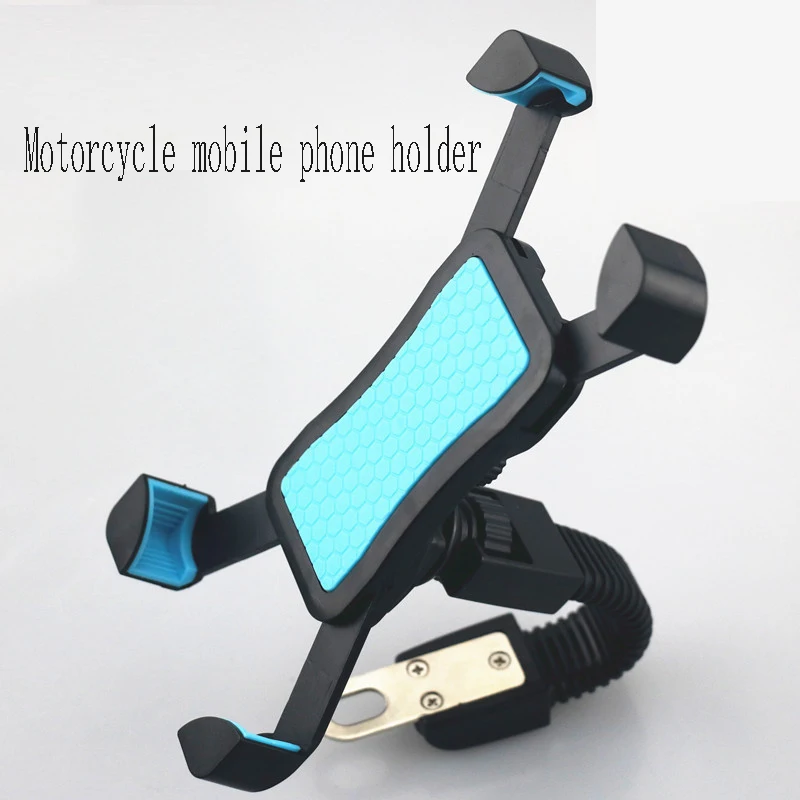 Universal Motorcycle Bike Bicycle Handlebar Mount Holder for Cell Phone GPS Stand Mechanical Holder for IPhone 11 Pro Support