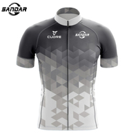 2025 New Sandar Summer Short Sleeved Sportswear Mountain Bike Men's Clothing