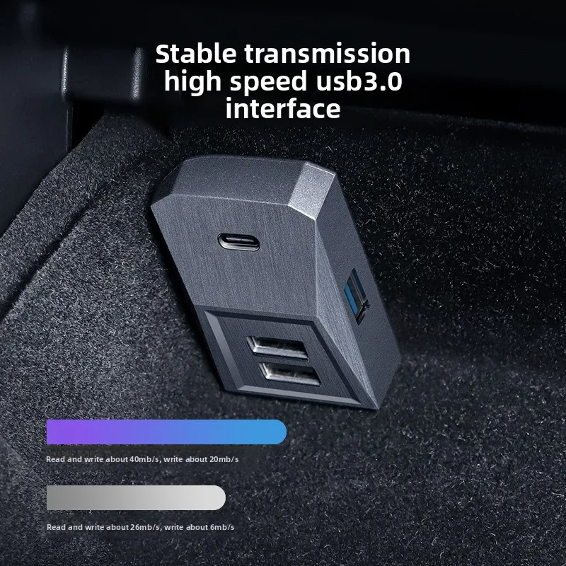 

Suitable for Tesla New Model 3 Highland Model Y Juniper Glove Box New Dock Control expander HUB to USB