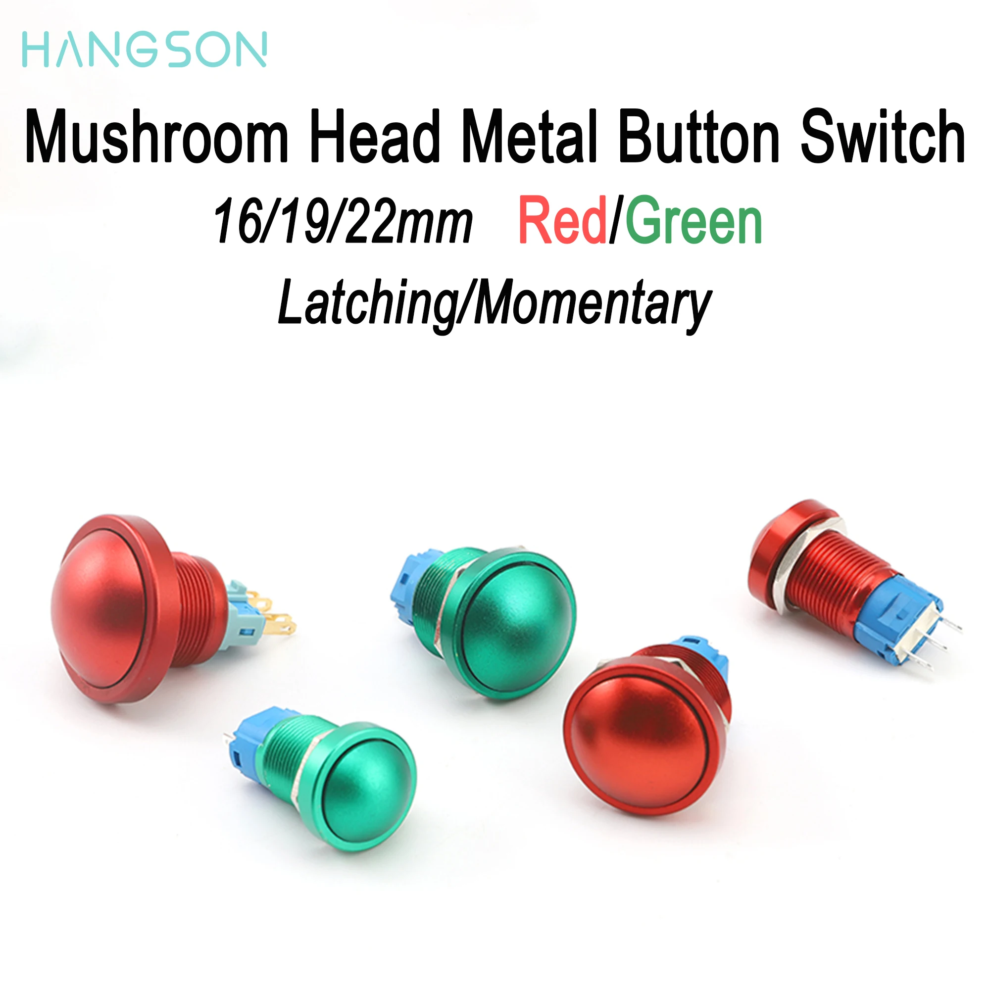 Кнопка-переключатель-металлическая-19-мм-с-грибовидной-головкой-фиксирующая-16-мм-красная-мгновенного-действия-1НО1НЗ-водонепроницаемая-зеленая-кнопка-переключатель-для-автомобиля-лодки-грузовика