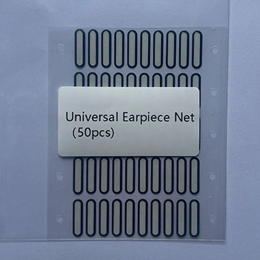 50pcs / Lot Universal Earpiece Net Anti Dust Proof Mesh For Apple iPhone Samsung Sony LG Huawei Xiaomi Vivo Oppo etc Sticker