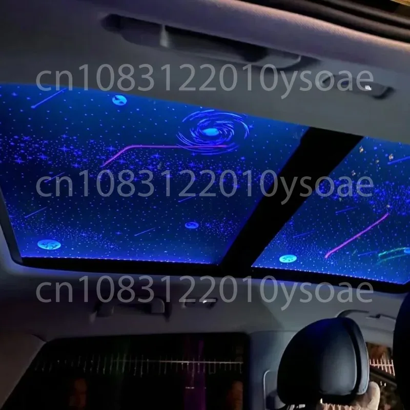

Panoramic skylight film fit for car roof interior atmosphere light ceiling sunroof starry