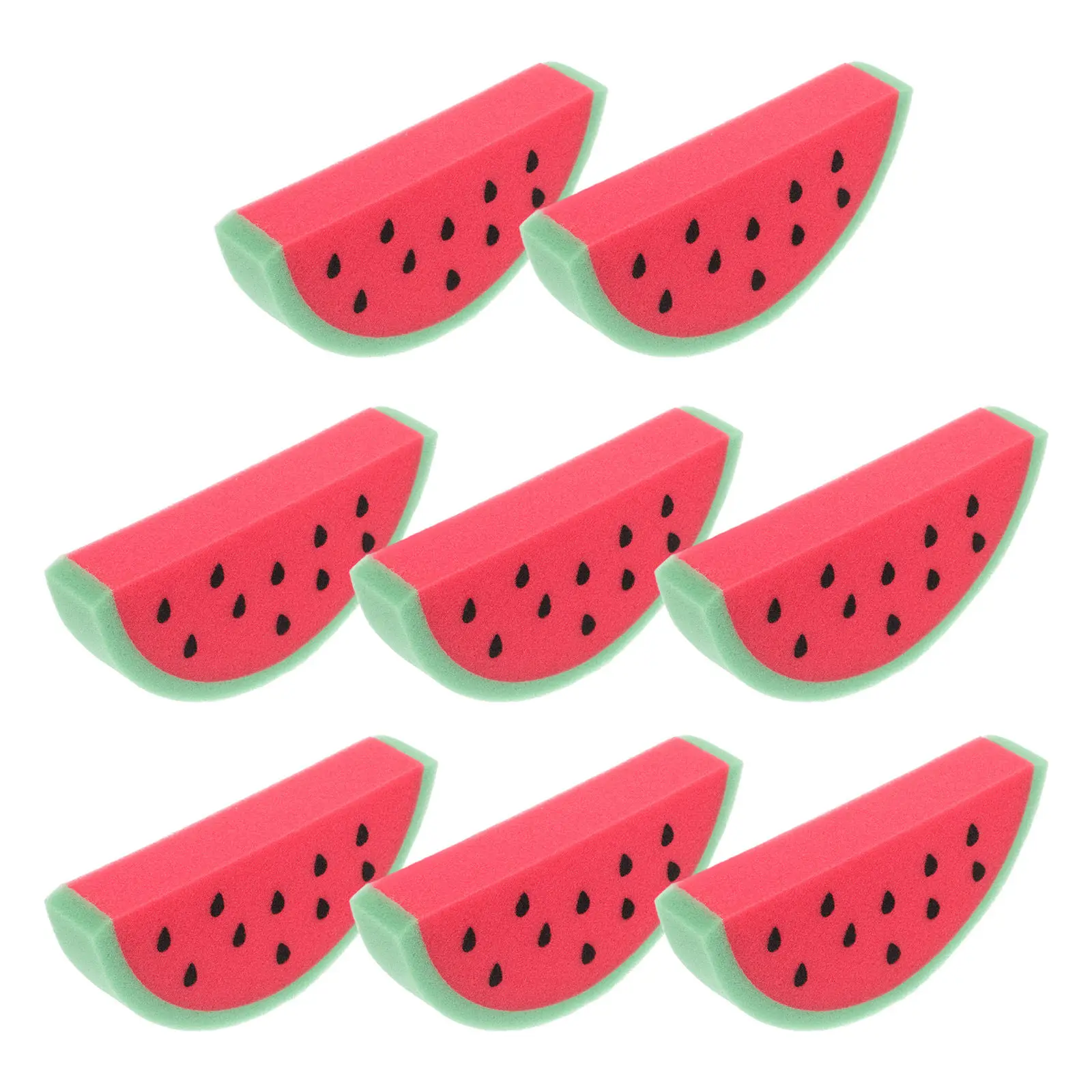 8Pcs Reusable Fruit Shaped Dish Sponges Kitchen Cleaning Sponge Multi Purpose Dishwashing Scrubber Non Scratch Soft Texture Fast