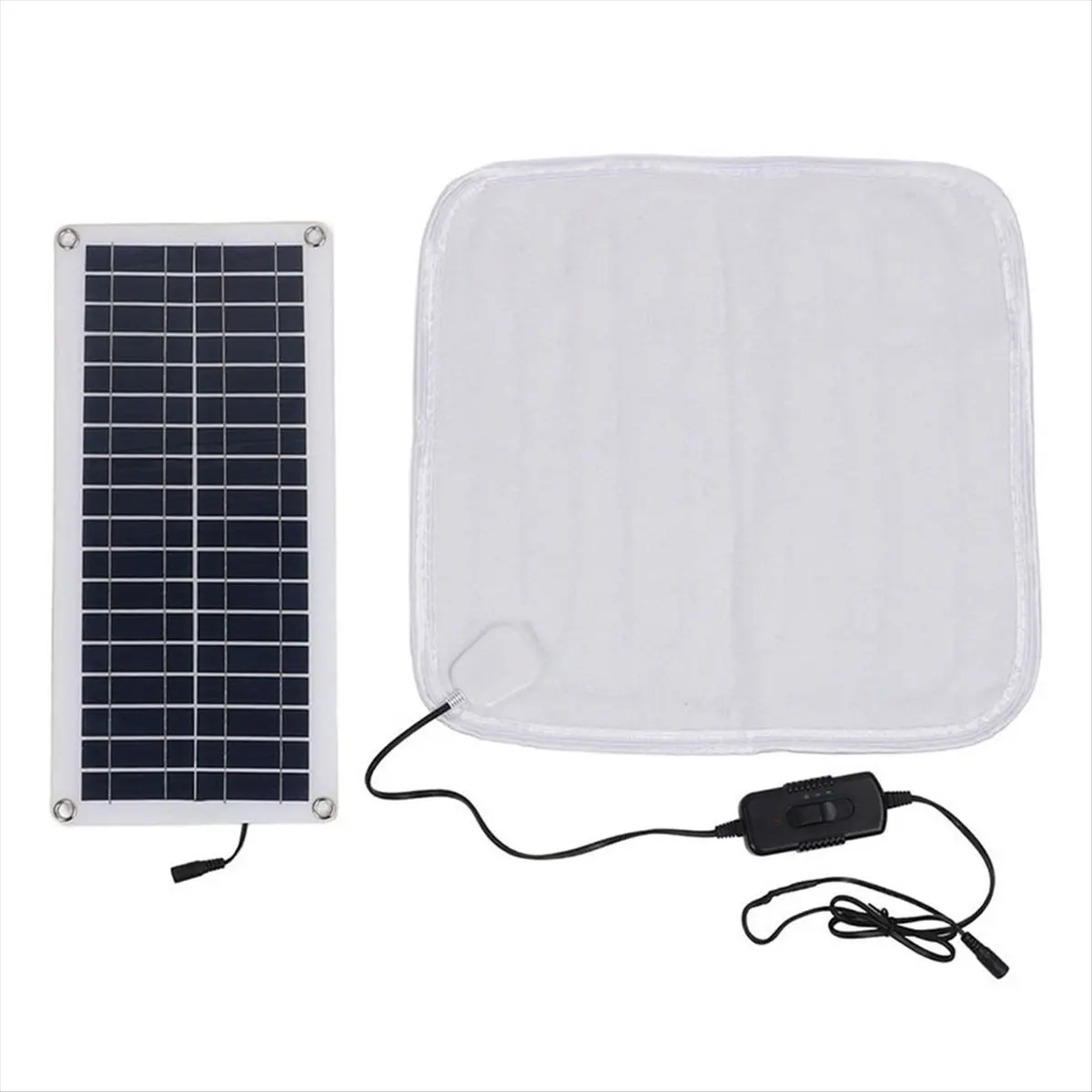 L77A 12V 50W Solar Heating Pad for Winter - Warm Foot Pad, Pet Heating Blanket, Solar Heating Electric Blanket A
