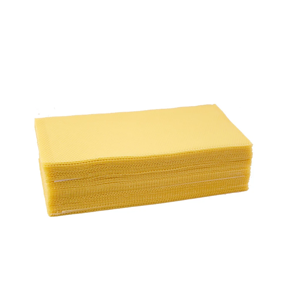 30pcs Honeycomb Wax Frames Beehive Base Sheets Beekeeping Foundation Honey Hive Equipment Bee Supplies