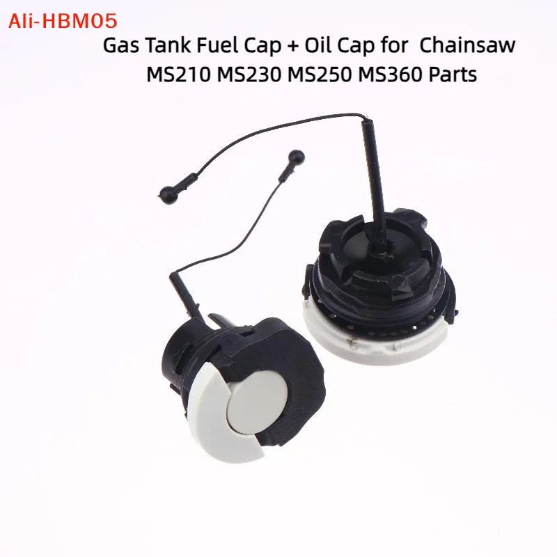 (HB05)2Pcs/set Fuel Cap Oil Cap For SH MS210 MS230 MS240 MS250 MS360 MS192T 034 036 Chainsaw Replace Part