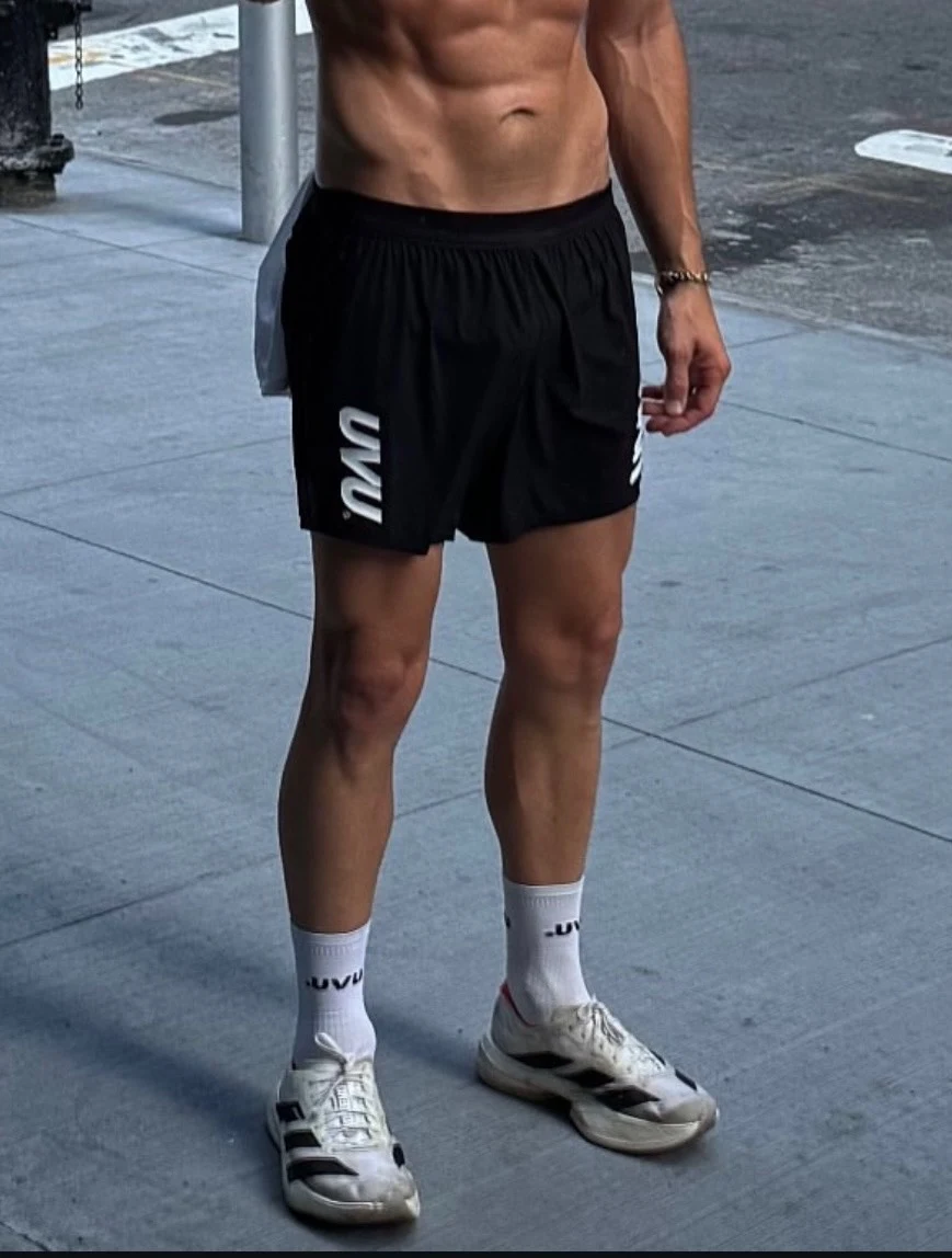 UVU Split Lightweight Breathable Training Shorts Quick‑Dry Running Fitness Athletic Short For Marathon Workout Unisex