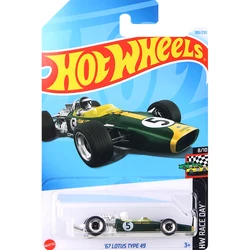 24L Original Hot Wheels Car 67 Lotus Type 49 Boys Toys Scale 1/64 Diecast Voiture Alloy Model HW Race Day Collect Birthday Gift