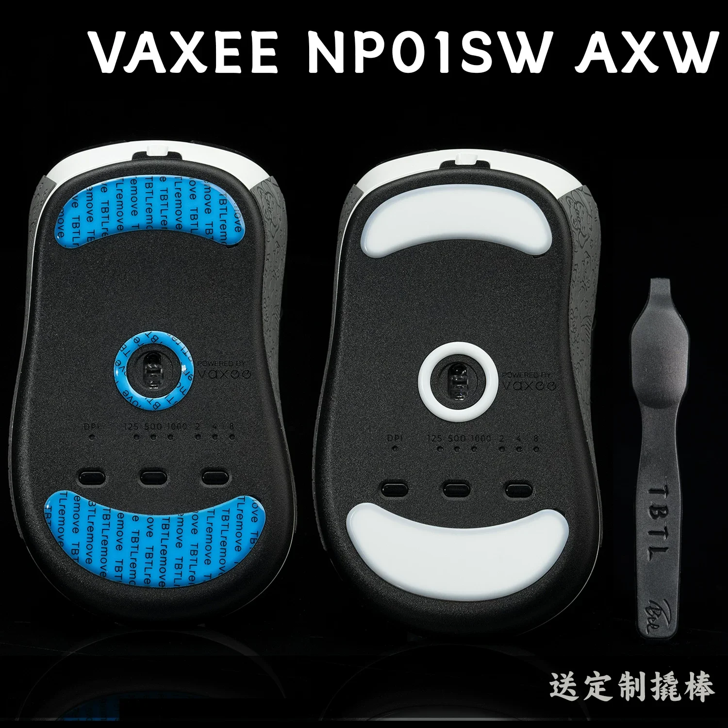 VAXEE AX NP-01S Ergo E1 NP01S V2 Universal 4K Mouse TBTL Anti overflow Adhesive PTFE Foot Patch mouse feet