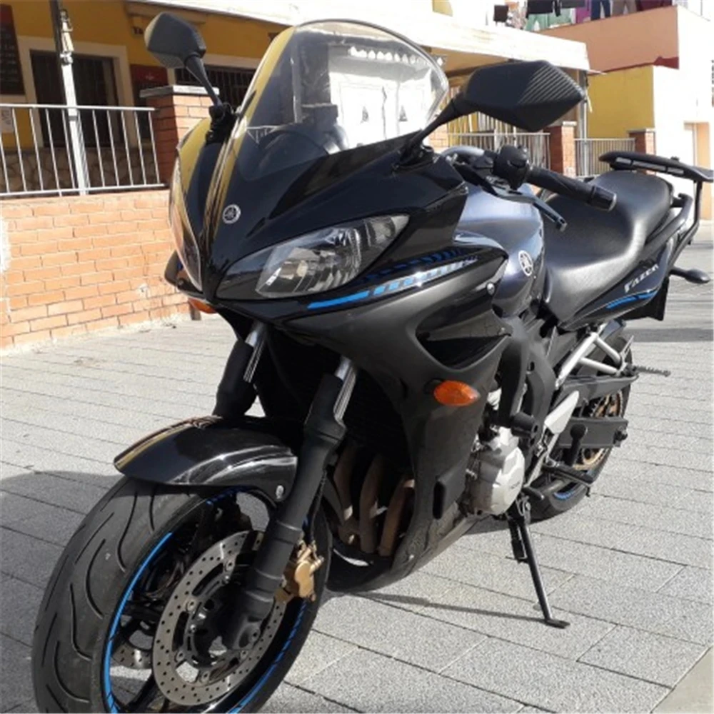 กระจกมองหลังคาร์บอนสำหรับรถมอเตอร์ไซค์ Aprilia GPR125 RS 125 RSV4 Factory RSV4 R RF RR Factory และกระจกมองหลังสีดำ