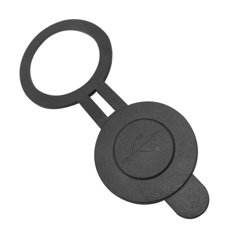 Okrągła osłona przeciwpyłowa o średnicy 30 mm do podwójnego adaptera ładowarki samochodowej/motocyklowej USB