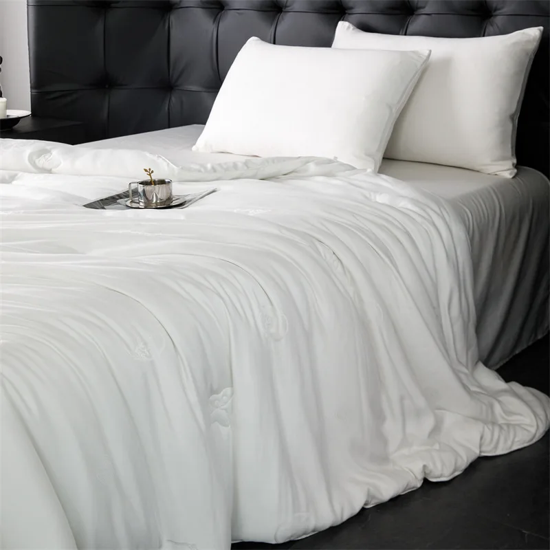 Dia personalizável Nishikawa 100 seda amoreira algodão genuíno verão fresco ar condicionado colcha núcleo duplo colcha de inverno