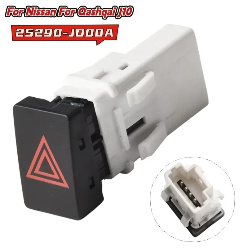 

Hazard Light Switch For Nissan For Qashqai J10 2007-2013 25290-JD00A Replacement Installation Car Interior Accessories