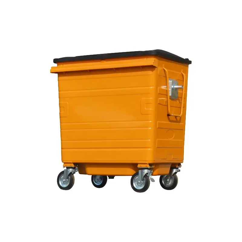 1100L large outdoor metal trash can/powder coated trash can