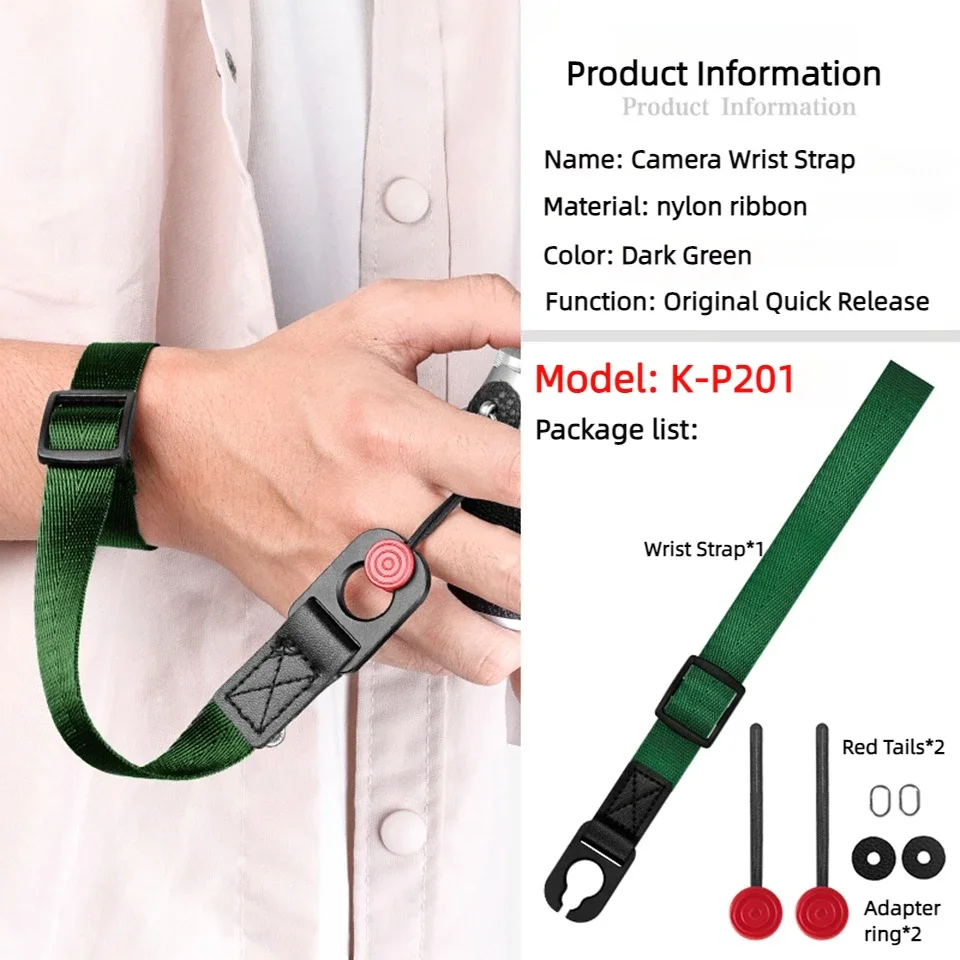 Camera Wrist Strap Quick Release Wristband for Sony A7 IV A7C A9III A6600 A6700 Canon R8 R10 R7 Nikon Z9 Z8 Z7 Z50 DSRL Camera