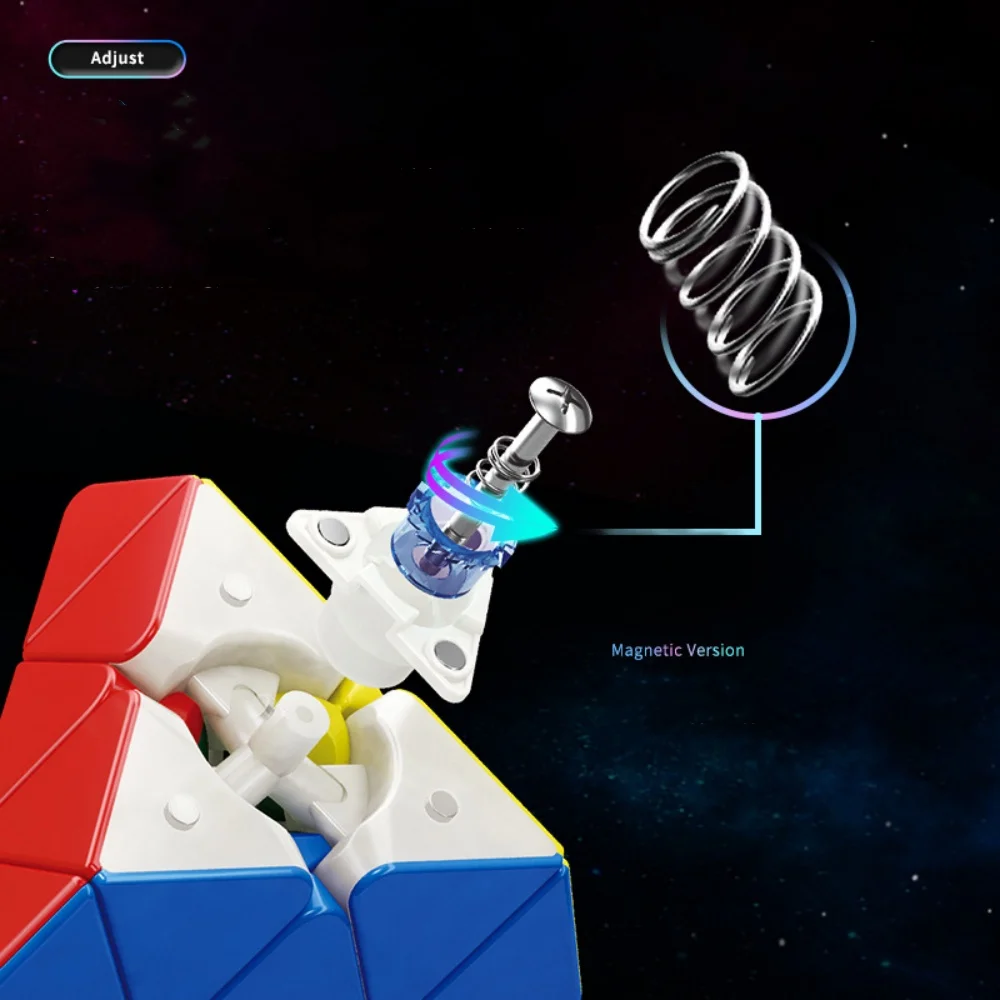 子供のためのプロの魔法のキューブパズルのおもちゃ、mofang、jiaoshi、rs Pencidad、maglevバージョン、3x3、キッズギフト