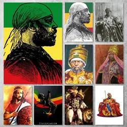 Emperor Menelik Ii Of Ethiopia Adwa Poster Gallery Prints Self Adhesive Home Decor Decoration Wall Decals Living Room Sticker